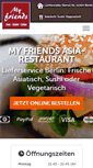 Mobile Screenshot of myfriends-restaurant.de